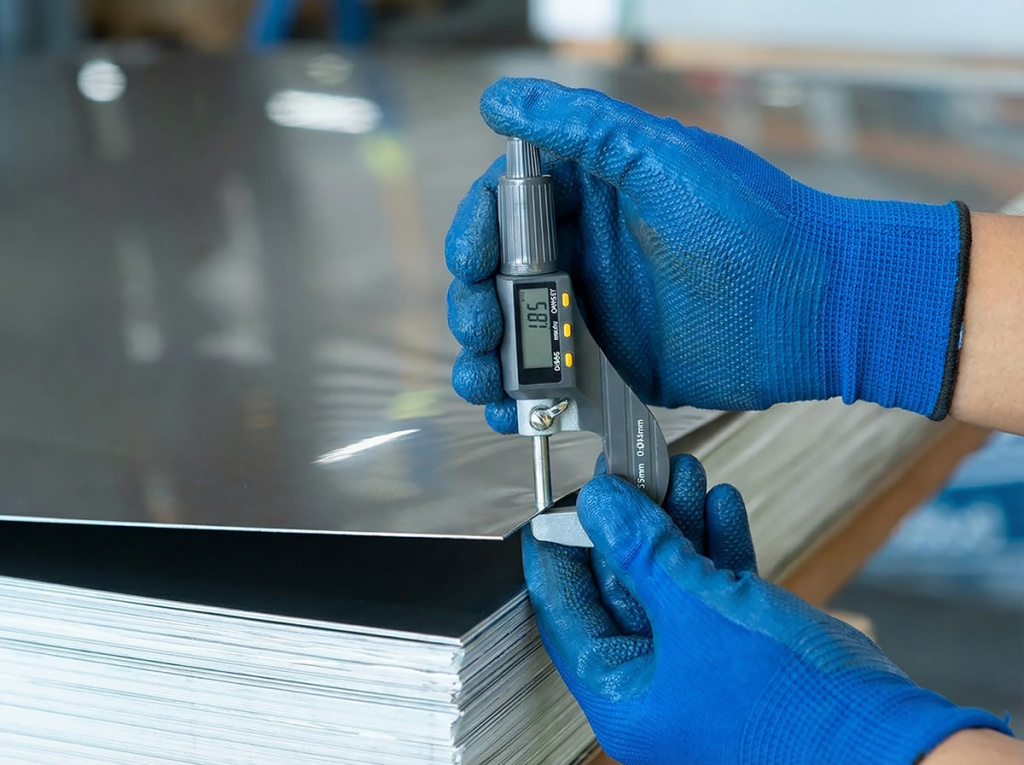 Замер толщины листового металла