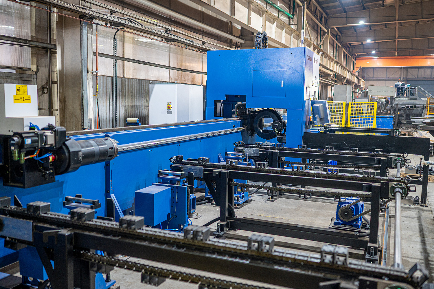 Мощная лазерная труборезная установка для производства металлоконструкций в Минске