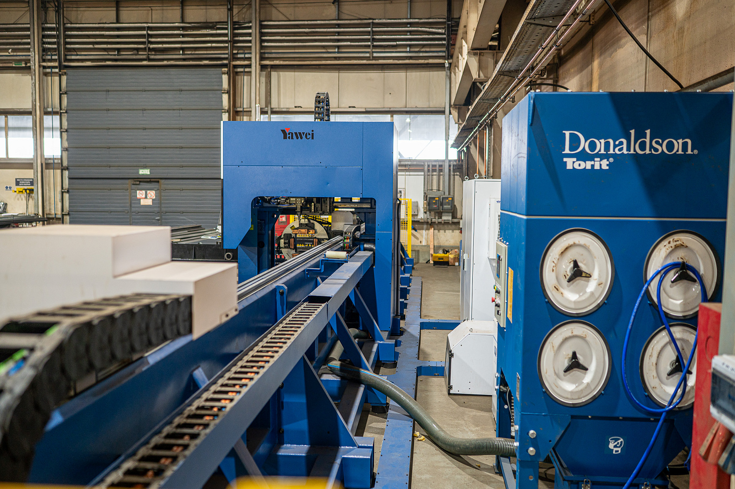 Мощная лазерная труборезная установка для производства металлоконструкций в Минске