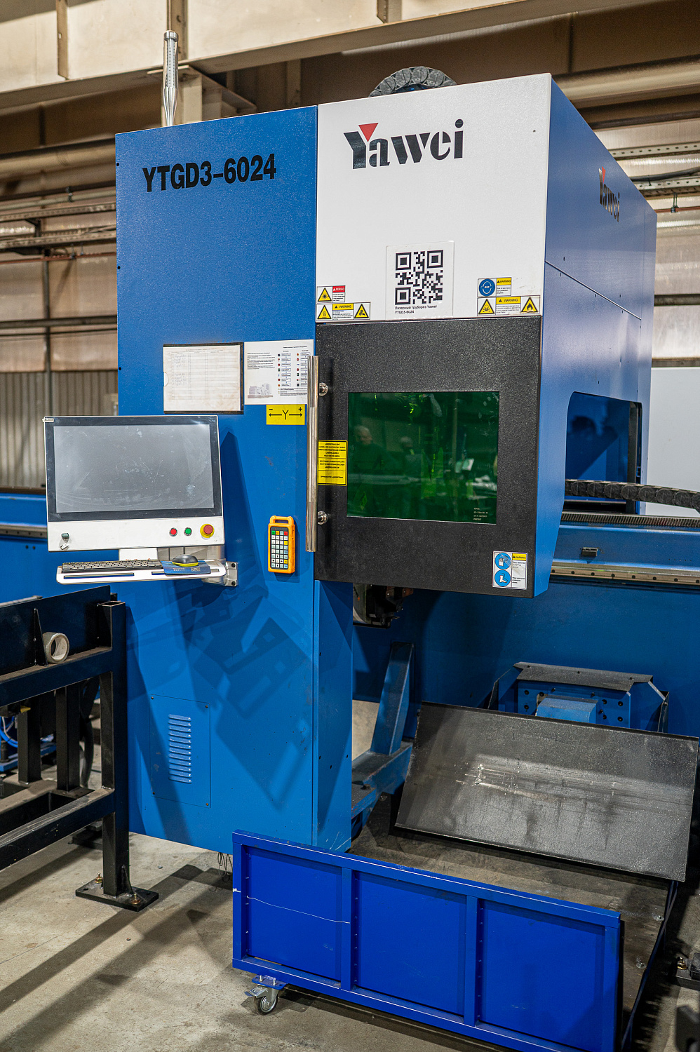 Мощная лазерная труборезная установка для производства металлоконструкций в Минске